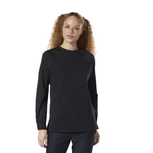 Reebok Training Supply Midlayer Sweatshirt Damen - Schwarz - DE 160-TIS